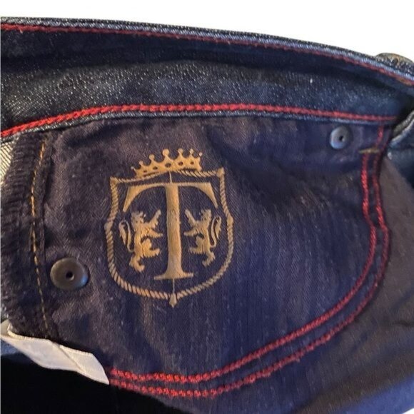 Talbots Womens Signature Boot Cut Jeans Size 8 Dark Wash Western Classic Ranch - Picture 7 of 9